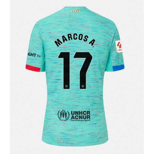 Fotbalové Dres Barcelona Marcos Alonso #17 Alternativní 2023-24 Krátký Rukáv